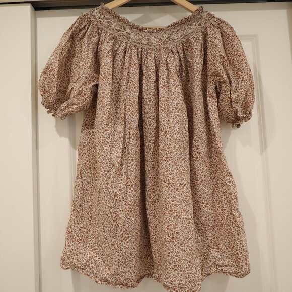 Doen Odessa Brown Floral Mini Dress - Picture 3 of 8